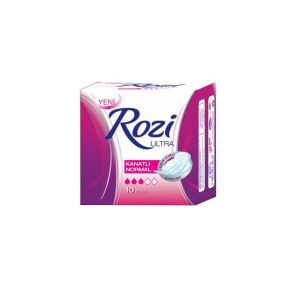 Дамски превръзки Rozi, ултра, с крилца, 10 броя