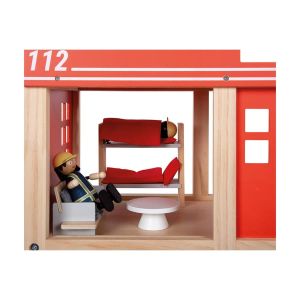 Small Foot Пожарна станция, с аксесоари, голяма, 45 х 25 х 50 cm