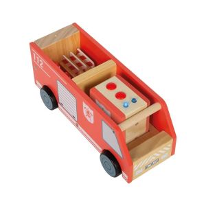 Small Foot Пожарна станция, с аксесоари, голяма, 45 х 25 х 50 cm