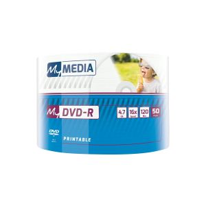 My Media DVD-R, Printable, 4.7 GB, 16x, 50 броя, фолирани