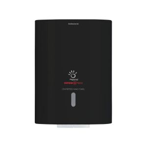 Диспенсър за кухненска ролка Papernet Centrefeed, черен, 20.5 x 21.5 cm, 22.1 х 22.5 х 30.4 cm