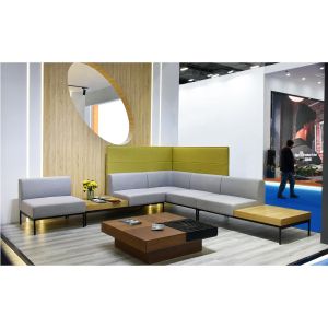 Табуретка RFG Klark, квадратна, дамаска, 800 х 800 х 400 mm, сива