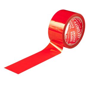 Adesivi Секретна лента за сигурност, самозалепваща се, 50 mm x 50 m, червена