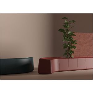 Модулна седалка Boln Sarek C, Coral, правоъгълна, 410 х 450 х 490 mm