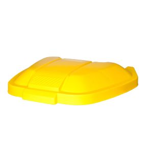 Капак за контейнер Rubbermaid, жълт, 51.5 x 56 x 8 cm