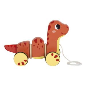 Small Foot Динозавър за дърпане, дървен