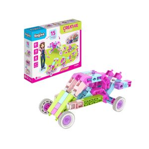 Engino Конструктор Creative Builder, 15 модела за момичета