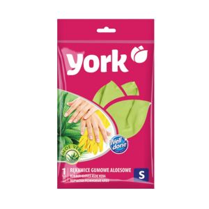 Ръкавици Алое Вера York, гумени, S