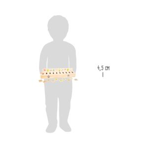 Small Foot Кутия за сортиране, дървена, 23 части