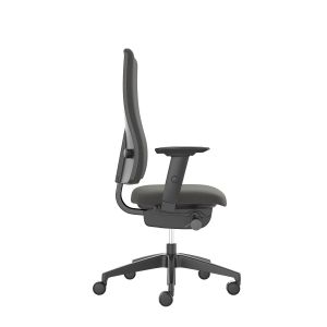 Ергономичен стол Interstuhl Goal 24/7, текстил, Synchronous механизъм, полиамидна основа, черен