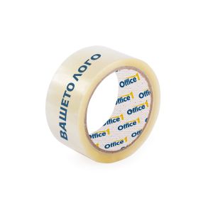 Тиксо, опаковъчно, 48 mm x 66 m, безцветно, с един цвят печат