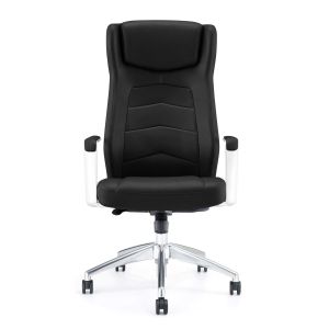 Директорски стол RFG Dios HB, екокожа, Synchronous механизъм, до 150 kg, черен