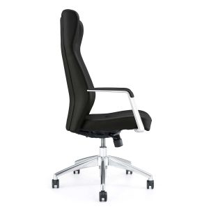 Директорски стол RFG Dios HB, екокожа, Synchronous механизъм, до 150 kg, черен