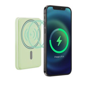 TNB Външна батерия Magsafe, 20 W, 5000 mAh, зелена