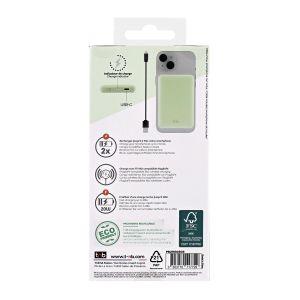 TNB Външна батерия Magsafe, 20 W, 5000 mAh, зелена