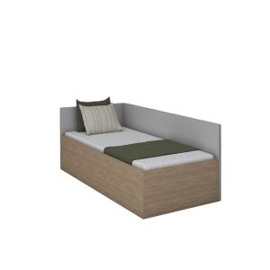 Табла RFG, странична, за единично легло, 2072 х 36 х 800 mm, ЛПДЧ, сива