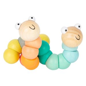 Small Foot Дисплей с 14 броя гъсеници, за моторни умения, дървени