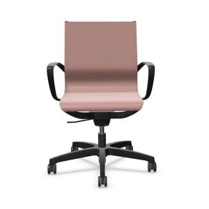 Ергономичен стол Rim Zero ZG 1352, меш, пластмасова основа, розов