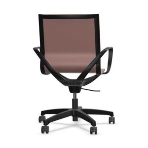 Ергономичен стол Rim Zero ZG 1352, меш, пластмасова основа, розов