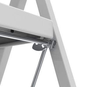 Стълба Twin, метална, 55 х 46 х 82 cm, 2 стъпала