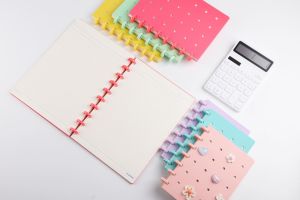 Sworld Тетрадка ME, А5, със спирала, 80 листа, с 2 аксесоара, розова