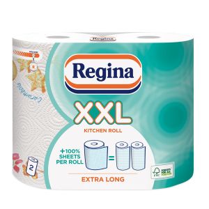Кухненска ролка Regina XXL Decorated, целулоза, двупластова, 175 g, 2 броя