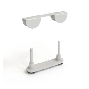 Крак Narbutas My Space, метален 130 х 30 х 18 mm, бели