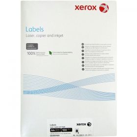 Етикети Xerox 105x71 mm A4, 100 л. 8 етик.