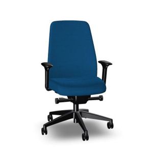 Ергономичен стол Interstuhl Every EV116, текстил, Synchronous механизъм, полиамидна основа, тъмносин