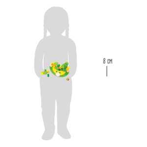 Small Foot Игра за баланс Жаба, дървена, 20 части