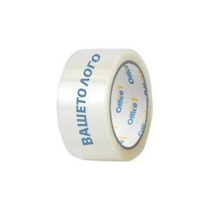 Тиксо, акрилно, 48 mm x 66 m, безшумно, безцветно, с един цвят печат