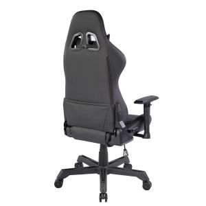 Геймърски стол RFG West Pro, екокожа, полиамидна основа, до 130 kg, черен