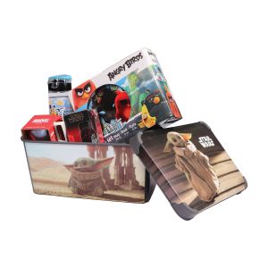 Disney Комплект The Mandalorian, кутия за съхранение 10 L, чаша, чиния и купа за закуска, бутилка Mickey 500 ml, стъклена и порцеланова чаша