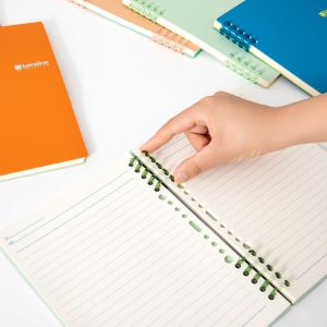 Sworld Тетрадка, А5, със спирала, 40 листа, синя