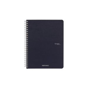 Fabriano Тетрадка Ecoqua, A4, картонена корица, със спирала, 70 листа, тъмносиня