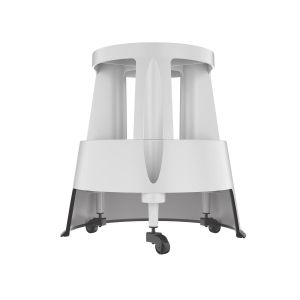 Степ Twin - стълба, на колела, до 150 kg, сива