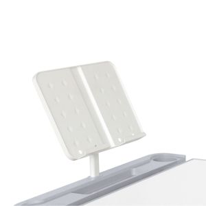 Поставка за книга RFG, за бюро Ergo Tech 403X, полипропилен, бяла