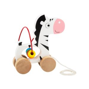 Small Foot Играчка за дърпане, надграждане и сортер, дървена