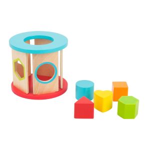 Small Foot Играчка за дърпане, надграждане и сортер, дървена