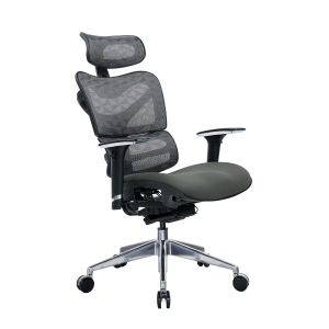 Ергономичен стол RFG TECH@GAMES, Multi-function механизъм, до 250 kg, сив