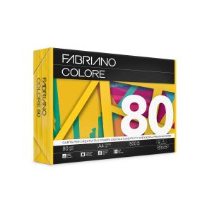 Fabriano Копирна хартия Colore, A4, 80 g/m2, жълта, 500 листа