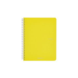 Fabriano Тетрадка Ecoqua, A4, картонена корица, със спирала, 70 листа, жълта