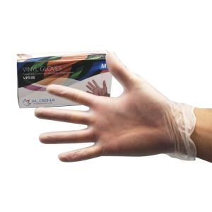 Ръкавици Aldena, винилови, XL, без пудра, 100 броя