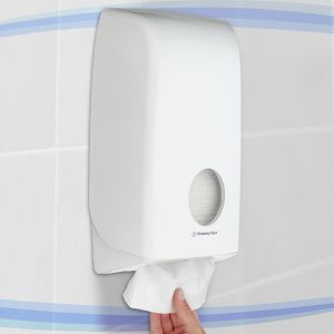 Диспенсър за тоалетна хартия на пачки Kimberly-Clark Aquarius, abs, 17 х 15.5 х 34 cm