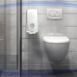 Диспенсър за тоалетна хартия на пачки Kimberly-Clark Aquarius, abs, 17 х 15.5 х 34 cm