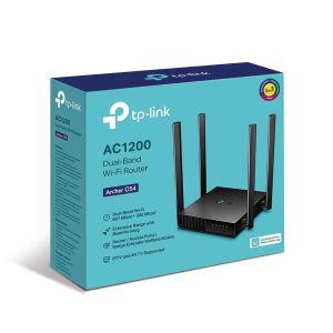 TP-Link Рутер Archer C54, AC1200, безжичен, черен