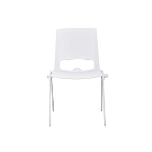 Посетителски стол RFG Sweet White, полипропилен, до 120 kg, бял, 4 броя в комплект