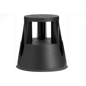 Степ Twin - стълба, на колела, до 150 kg, черна