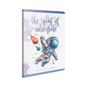 Gipta Тетрадка Spirit, A4, бяла хартия, на квадратчета, картонена корица, 60 листа