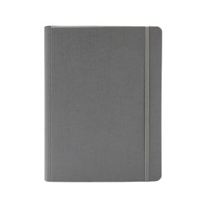 Fabriano Тетрадка Ecoqua+, A5, картонена корица, със скрита спирала, 70 листа, антрацит